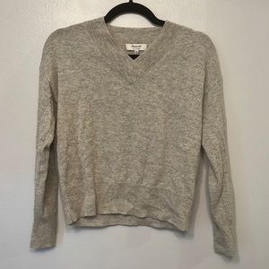 Madewell Cashmere V-neck Sweater XXS